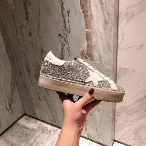Golden Goose Glitter Star Low Top Sneakers
