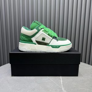 Amiri Green White Mesh Low Top Sneakers