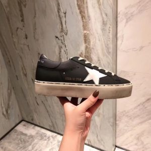 Golden Goose Black Low Top Sneakers White Star Shoes