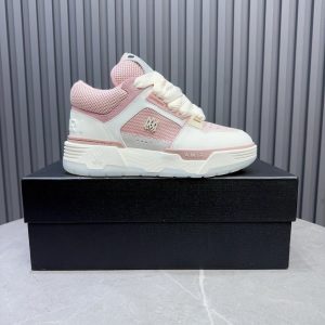 Amiri Pink White Low Top Sneakers Shoes