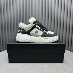 Amiri Skel Top Low Black White Sneakers Shoes