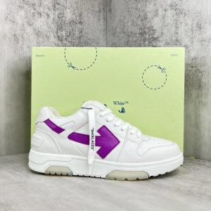Off-White Out Of Office White Purple Sneakers