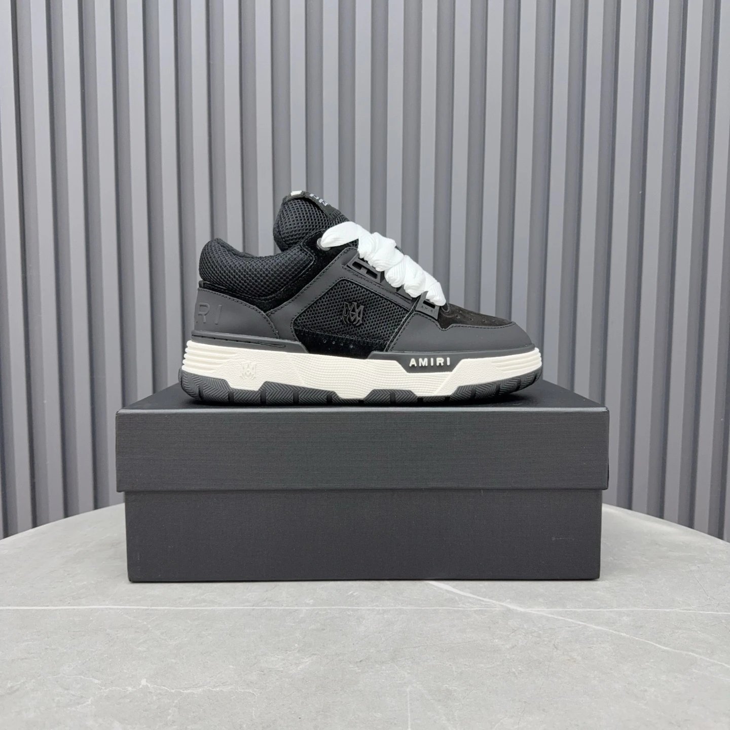 Amiri Black White Low Top Chunky Sneakers - Buy at OopBuy