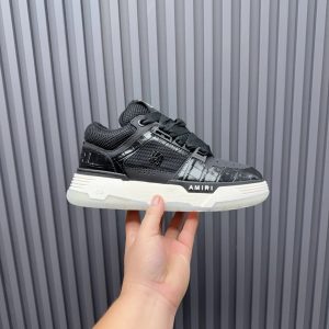AMIRI Black Mesh Panel Chunky Sole Casual Sneakers