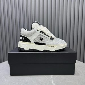 AMIRI MA-1 White Black Low Top Sneakers Shoes