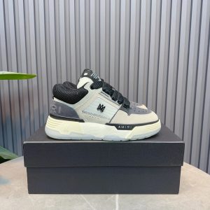 Amiri MA-1 White Black Low Top Sneakers