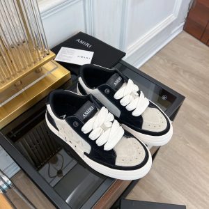 Amiri Black White Low Top Skate Sneakers Shoes