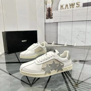 Amiri Skel Top Low White Leather Sneakers