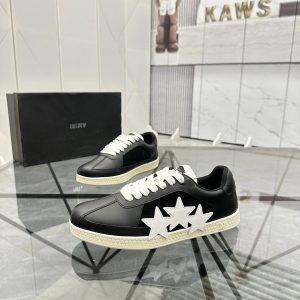 Amiri Black White Star Low Top Sneakers