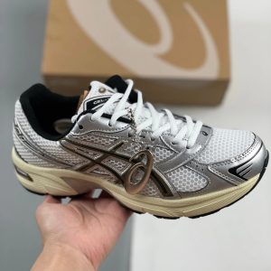 ASICS GEL-KAYANO 14 Silver Mesh Running Shoes