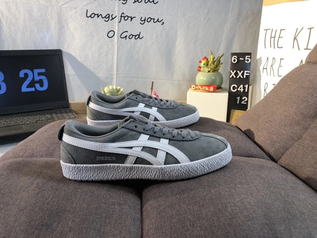 Asics ASICS Mexico 66 Gray White Casual Sneakers Shoes - Buy at OopBuy
