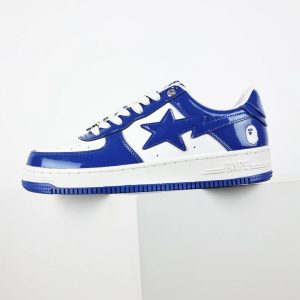 A Bathing Ape BAPE Blue Star Low Top Sneakers