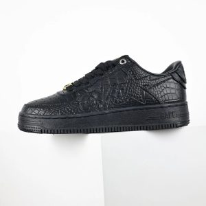A Bathing Ape BAPE Black Low-Top Sneakers