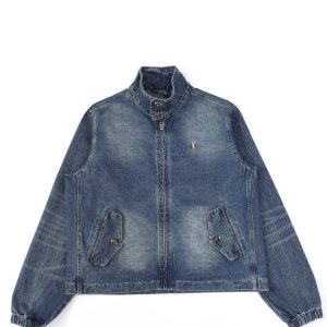 Ralph Lauren Men’s Blue Denim Zip Up Jacket