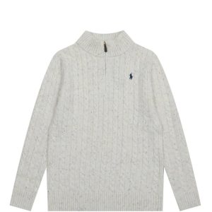Ralph Lauren Men’s Cable Knit Quarter Zip Sweater