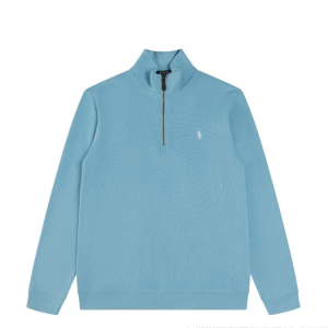 Ralph Lauren Men’s Blue Quarter Zip Knit Sweater