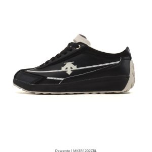 Descente MKER1202ZBL Black Low Top Sneakers
