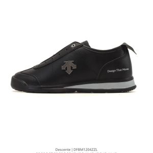 Descente DFBM1204ZZL Black Slip On Casual Shoes