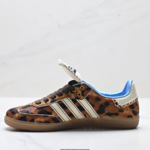 Adidas Samba OG Leopard Print Brown Sneakers