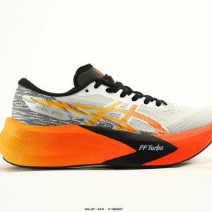 ASICS FF Turbo White Orange Performance Running Shoes