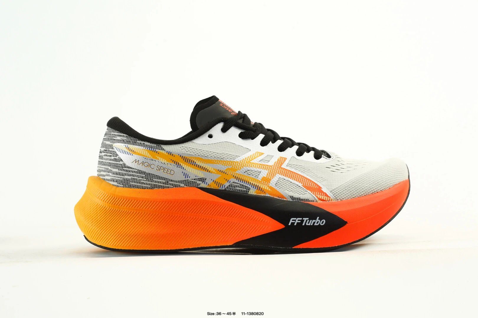 Asics ASICS FF Turbo White Orange Performance Running Shoes - Buy at OopBuy