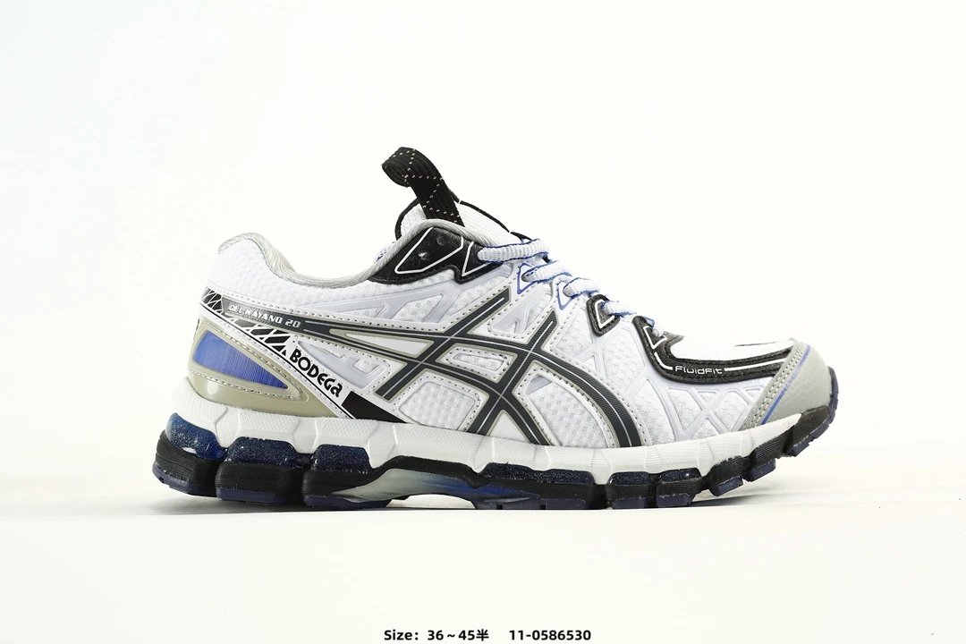 Asics ASICS White Black Retro Running Shoes - Buy at OopBuy