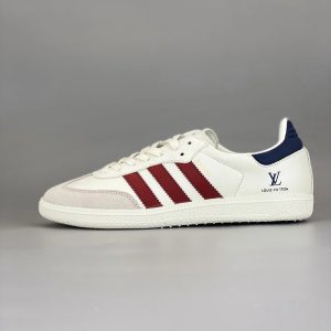 Adidas Samba White Red Navy Low Top Sneakers