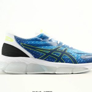ASICS Blue Mesh Running Shoes Lightweight Athletic Sneakers