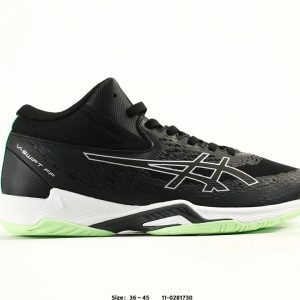 ASICS Black Mesh Athletic Shoes Men’s Running Sneakers