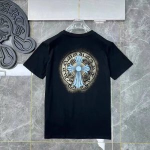 Chrome Hearts Black Cross Graphic Cotton T-Shirt