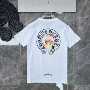 **Formulating Chrome Hearts Graphic Print T-Shirt Title**

Chrome Hearts Graphic Print T-Shirt White Unisex Casual Wear