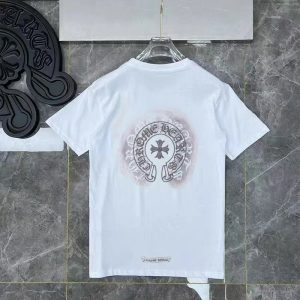 Chrome Hearts White Graphic Logo Cotton T-Shirt