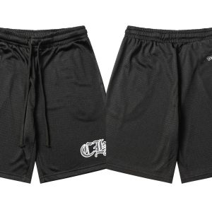 Chrome Hearts Black Mesh Basketball Shorts Streetwear