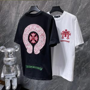 Chrome Hearts Printed Cotton T-Shirt Short Sleeve