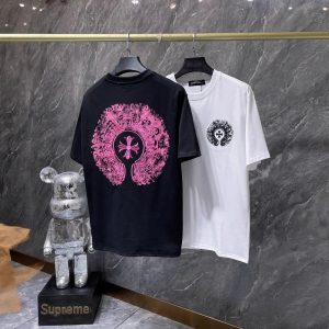 Chrome Hearts Cross Graphic Cotton T-Shirt