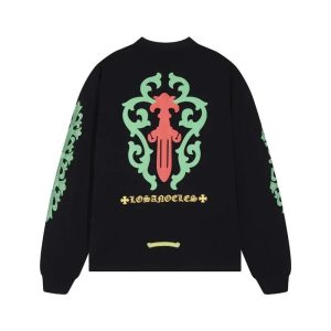 Chrome Hearts Los Angeles Graphic Print Black Hoodie