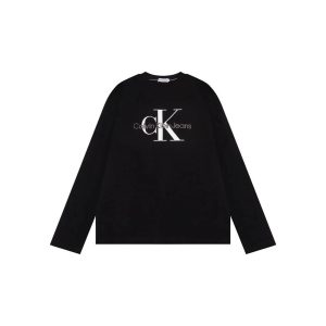 Calvin Klein Jeans CK Logo Black Long Sleeve T-Shirt