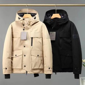 Burberry Hooded Utility Jacket Windproof Casual Outerwear