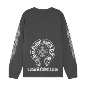 Chrome Hearts Los Angeles Long Sleeve Black T-Shirt