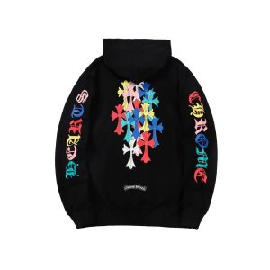 Chrome Hearts Cross Print Black Hoodie
