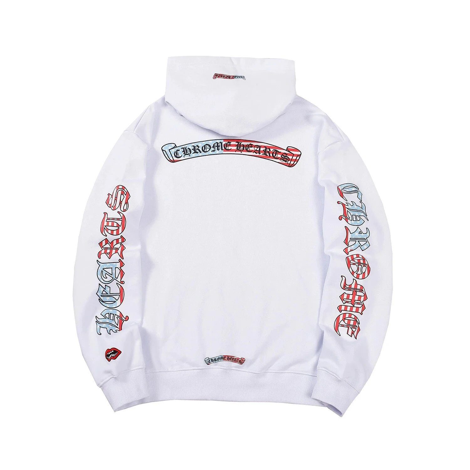 Chrome Hearts Chrome Hearts White Print Street Hoodie - Buy at OopBuy