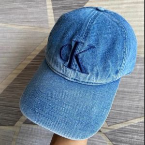Calvin Klein Denim Baseball Cap Adjustable Cotton Hat