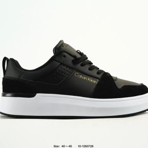 Calvin Klein Black Low Top Platform Sneakers