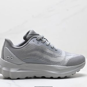 Alo Gray Mesh Running Shoes Lightweight Sport Sneakers