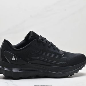 Alo Black Cushioned Running Sneakers