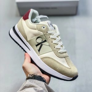 Calvin Klein Beige Low-Top Casual Sneakers