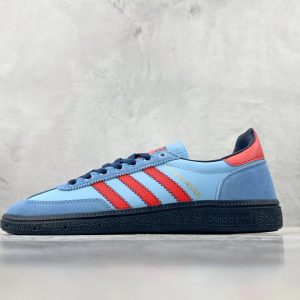 Adidas Samba Blue Red Stripe Casual Sneakers