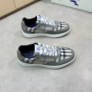 Burberry Plaid Low Top Sneakers Casual Fashion Shoes