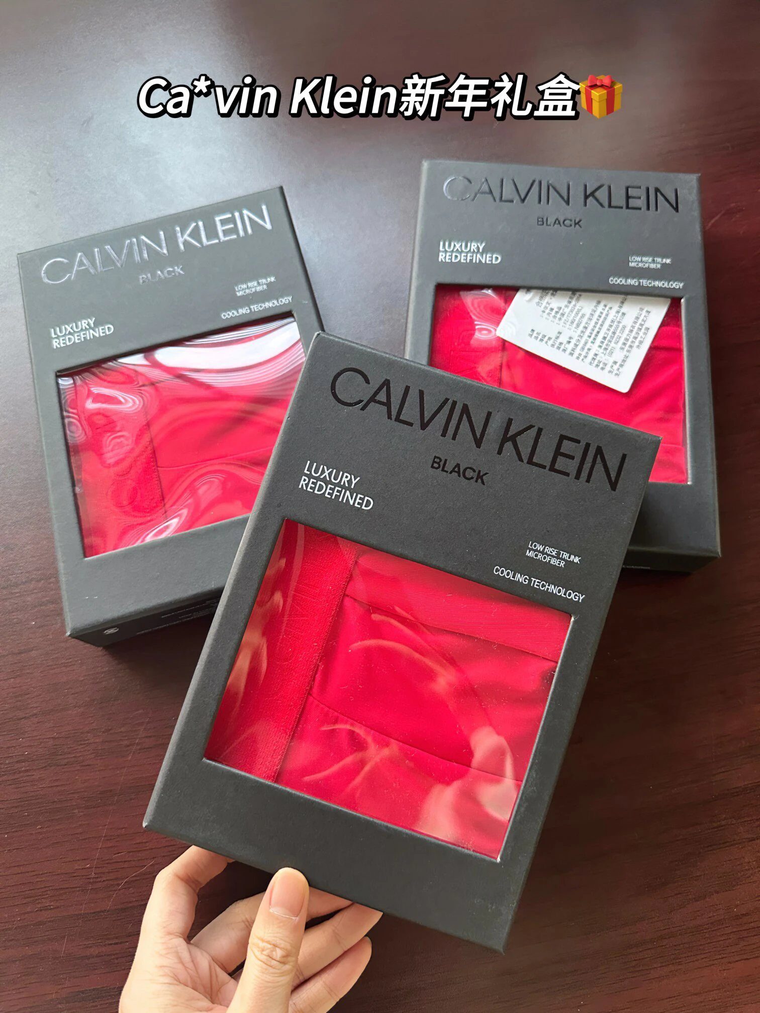 Calvin Klein Men's Red Printed Underwear Gift Set - Buy at OopBuy